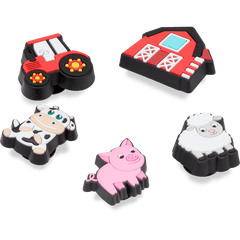 Cutesey Farm Animal 5 Pack Jibbitz Shoe Charm - Crocs on sale