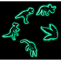 Glow In The Dark Dino 5 Pack Jibbitz Shoe Charm - Crocs sale