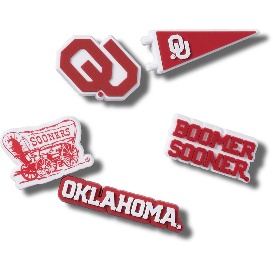 Univ of Oklahoma 5 Pack Jibbitz™ charms - Crocs near me