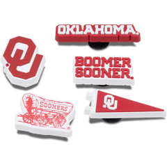 Univ of Oklahoma 5 Pack Jibbitz™ charms - Crocs near me