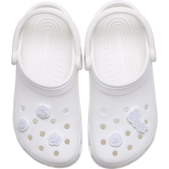 White Elegant Floral 5 Pack Jibbitz™ charms - Crocs sale