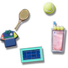 Day at The Tennis Court 5 Pack Jibbitz™ charms - Crocs for sale