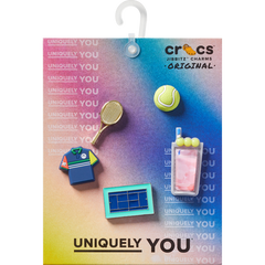 Day at The Tennis Court 5 Pack Jibbitz™ charms - Crocs for sale
