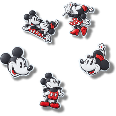 Mickey and Minnie PVC 5 Pack Jibbitz™ charms - Crocs for sale