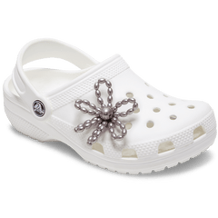 Grey Pearl Beaded Daisy Jibbitz™ charms - Crocs online