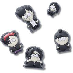 South Park Goth Kids 5 Pack Jibbitz Shoe Charm - Crocs on sale