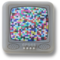 Lights Up Pixelated TV Jibbitz™ charms - Crocs US
