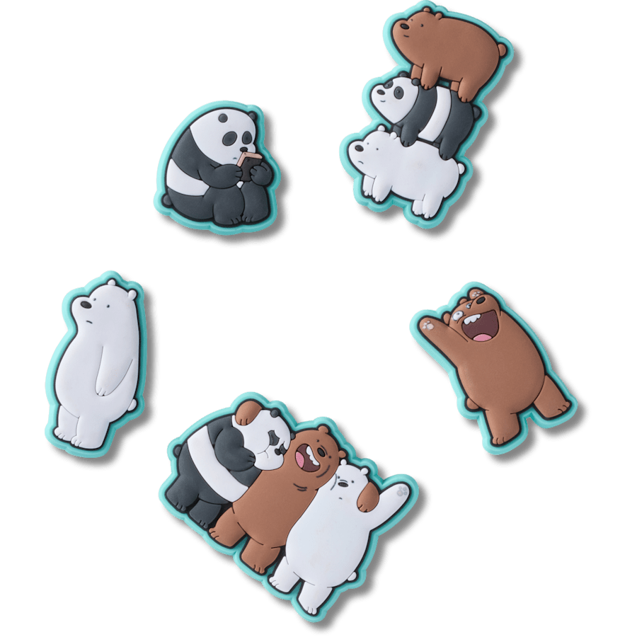 We Bare Bears 5 Pack Jibbitz™ charms - Crocs for sale