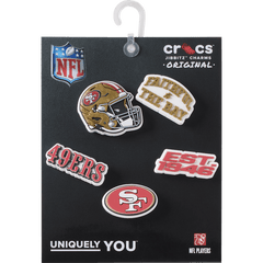 NFL San Francisco 49ers 5 Pack Jibbitz Shoe Charm - Crocs near me