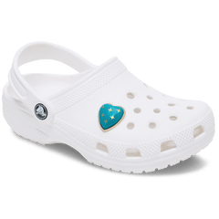 Turquoise and Gold Heart Jibbitz™ charms - Crocs outlet