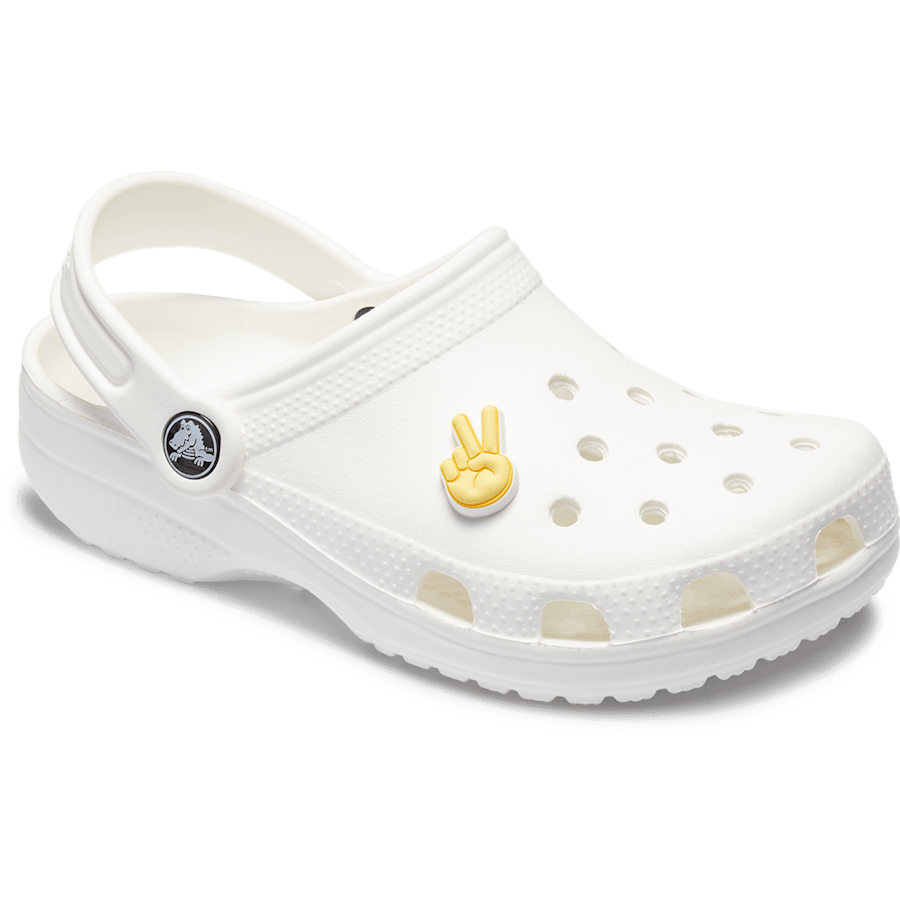 Peace Hand Sign Jibbitz Shoe Charm - Crocs US