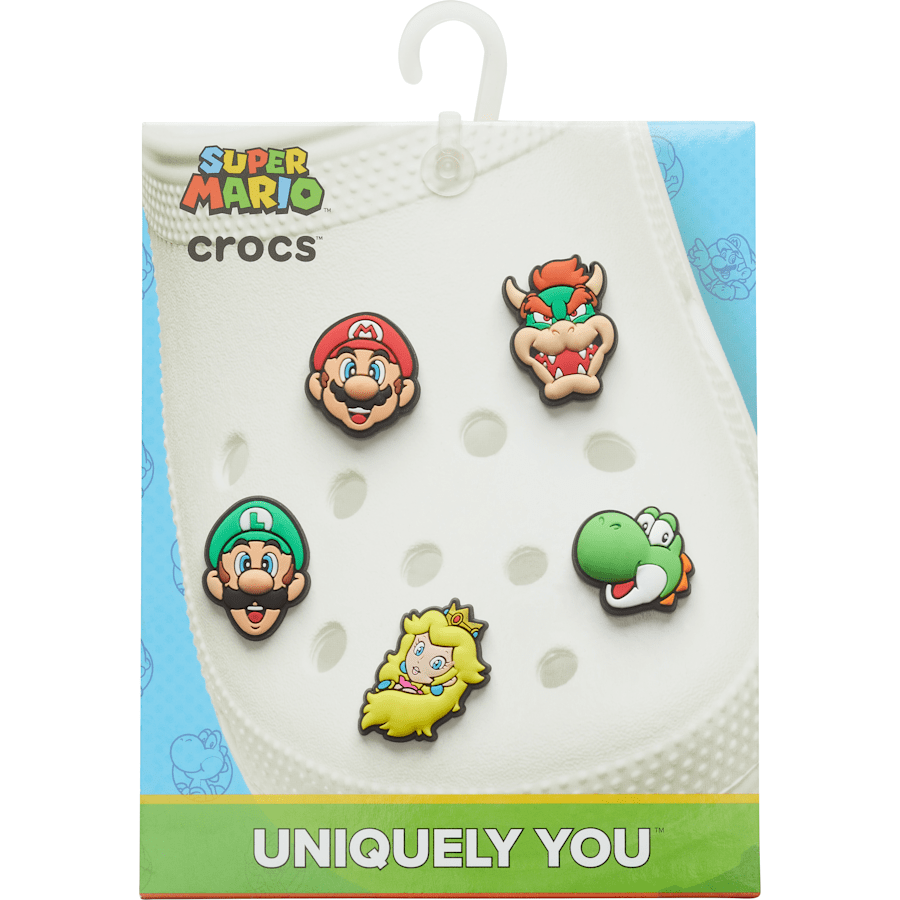 Super Mario™ 5-Pack Jibbitz Shoe Charm - Crocs discount