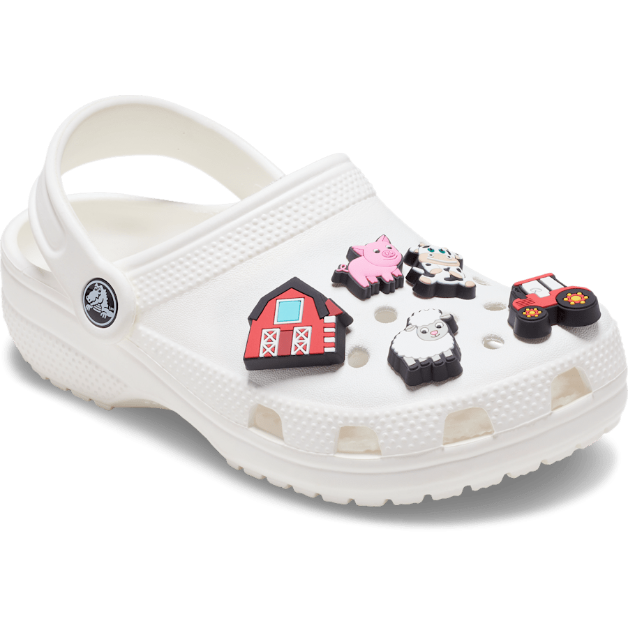 Cutesey Farm Animal 5 Pack Jibbitz Shoe Charm - Crocs on sale