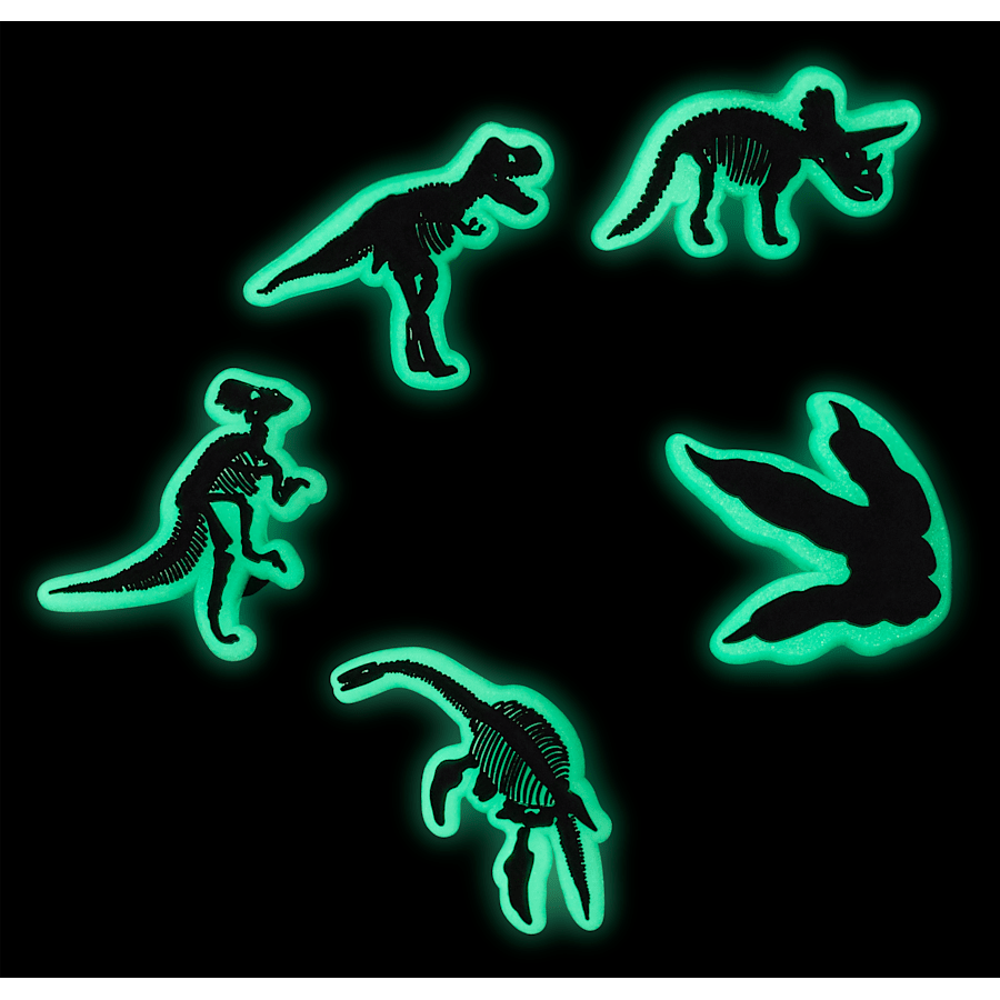 Glow In The Dark Dino 5 Pack Jibbitz Shoe Charm - Crocs sale