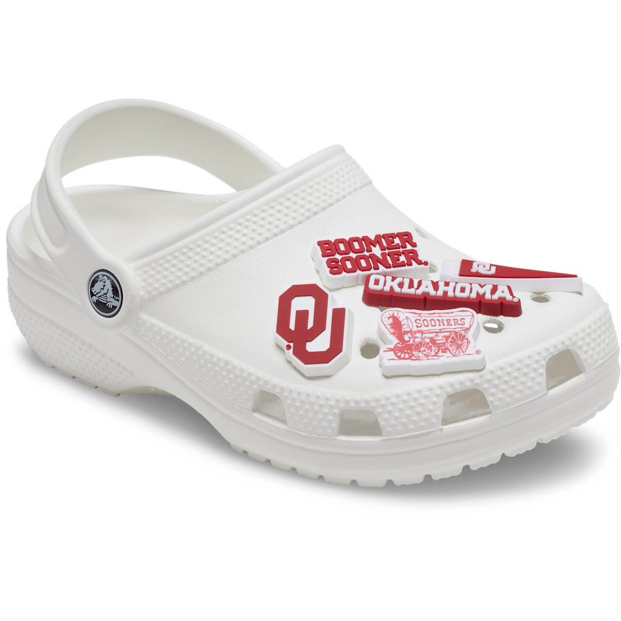 Univ of Oklahoma 5 Pack Jibbitz™ charms - Crocs near me