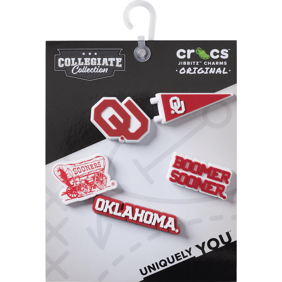 Univ of Oklahoma 5 Pack Jibbitz™ charms - Crocs near me
