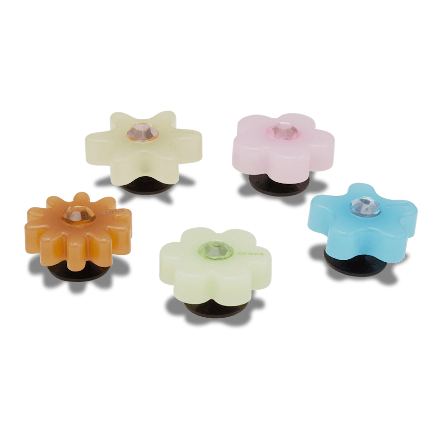 Enlighten Flower 5 Pack Jibbitz™ charms - Crocs for sale