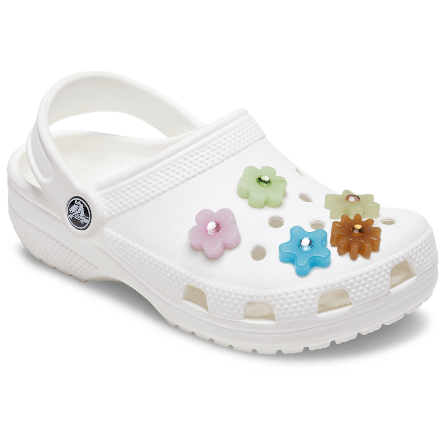 Enlighten Flower 5 Pack Jibbitz™ charms - Crocs for sale