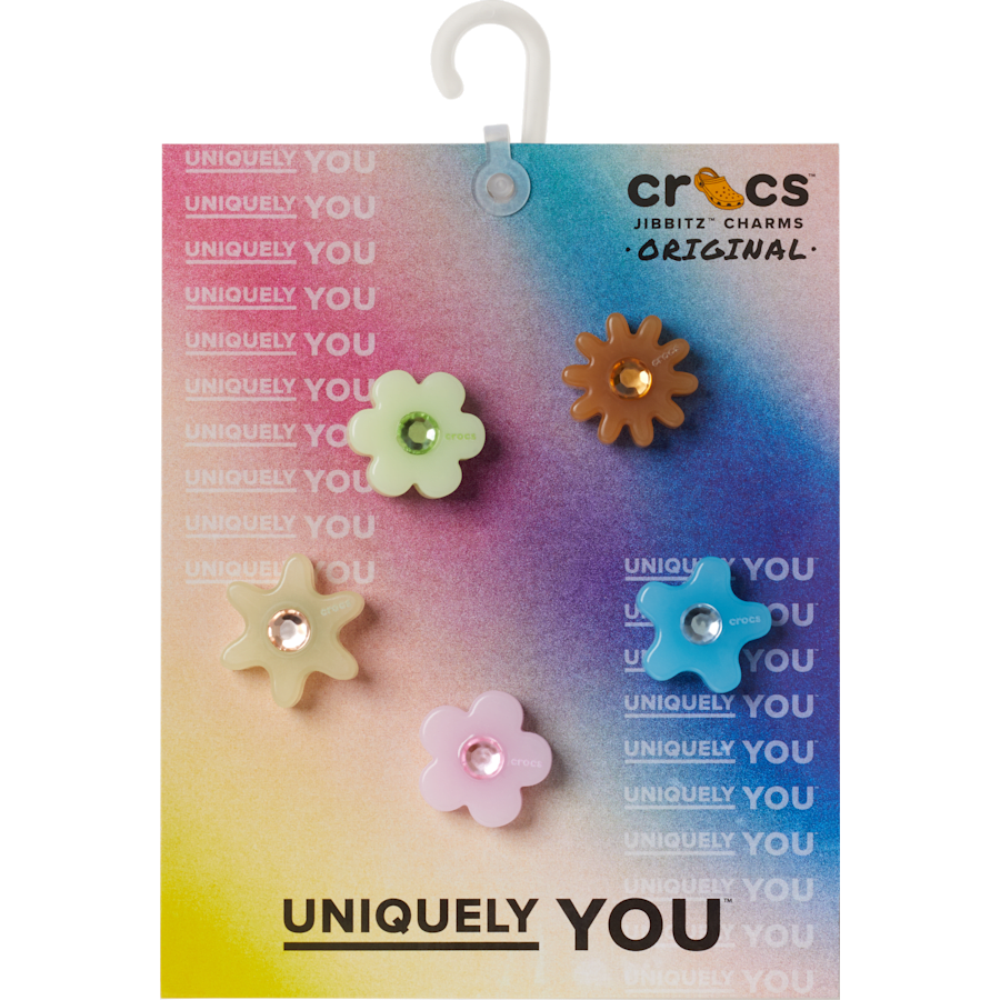 Enlighten Flower 5 Pack Jibbitz™ charms - Crocs for sale