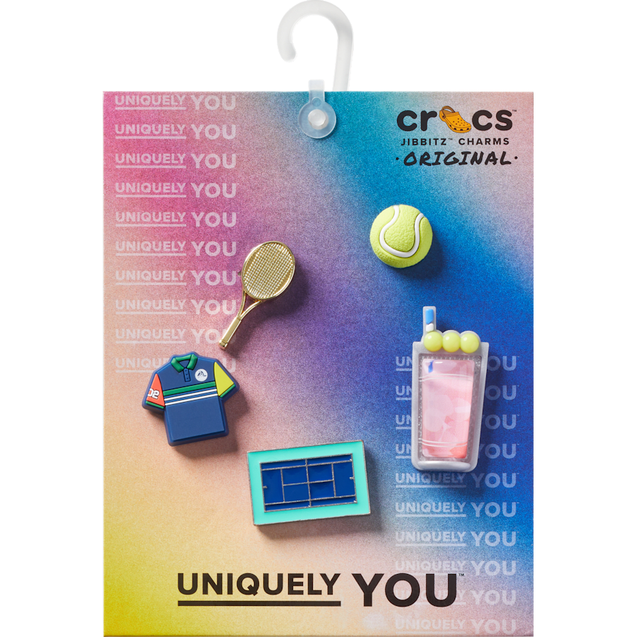 Day at The Tennis Court 5 Pack Jibbitz™ charms - Crocs for sale