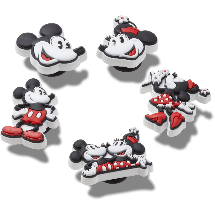 Mickey and Minnie PVC 5 Pack Jibbitz™ charms - Crocs for sale