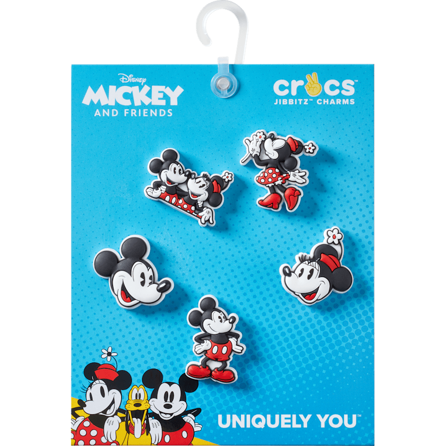 Mickey and Minnie PVC 5 Pack Jibbitz™ charms - Crocs for sale
