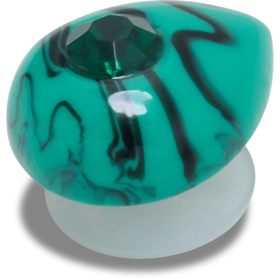 Emerald May Birthstone Collection Jibbitz™ charms - Crocs US