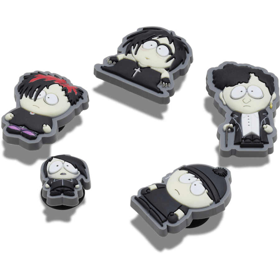 South Park Goth Kids 5 Pack Jibbitz Shoe Charm - Crocs on sale