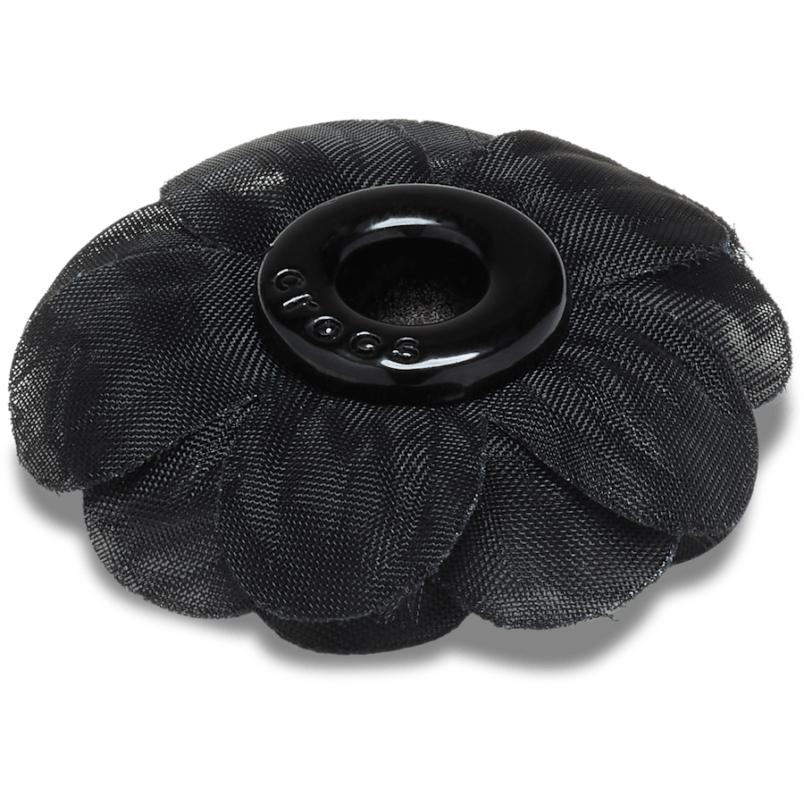 Black Chiffon Grommet Jibbitz™ charms - Crocs for sale