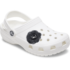 Black Chiffon Grommet Jibbitz™ charms - Crocs for sale