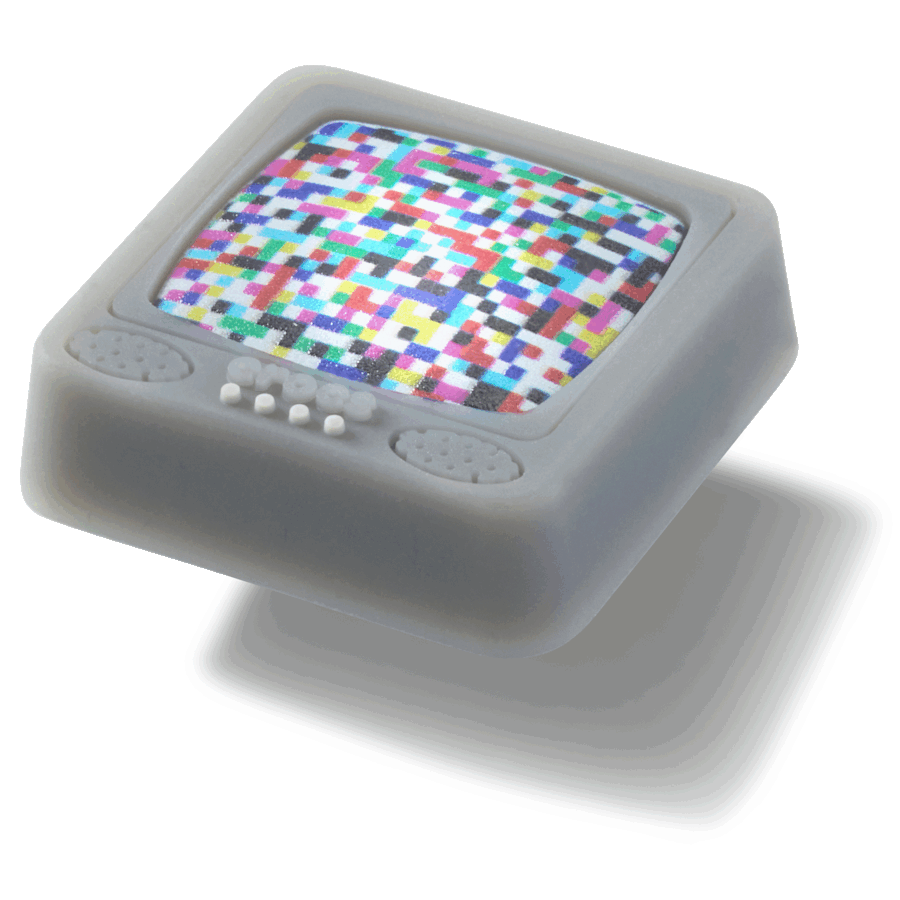 Lights Up Pixelated TV Jibbitz™ charms - Crocs US