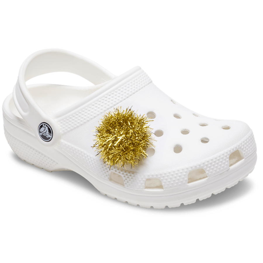 Gold Tinsel Pom Jibbitz™ charms - Crocs near me
