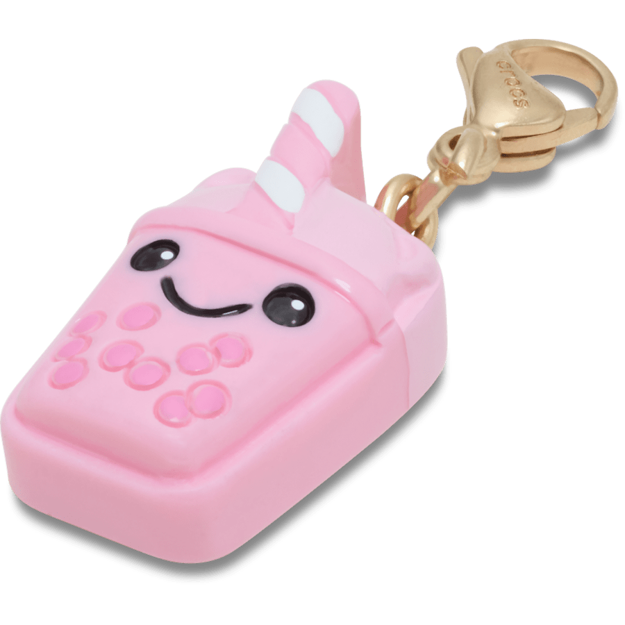 Cute Pink Boba Charm Jibbitz Shoe Charm - Crocs outlet