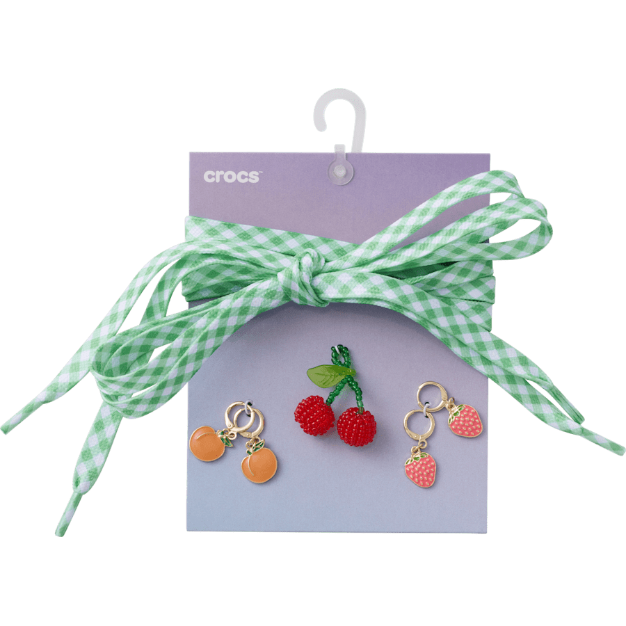 Laces and Fresh Fruits Charm Kit Jibbitz™ charms - Crocs for sale