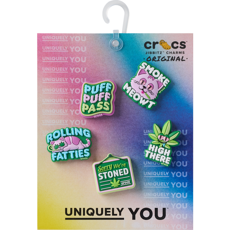 420 Hemp Cuties 5 Pack Jibbitz™ charms - Crocs on sale