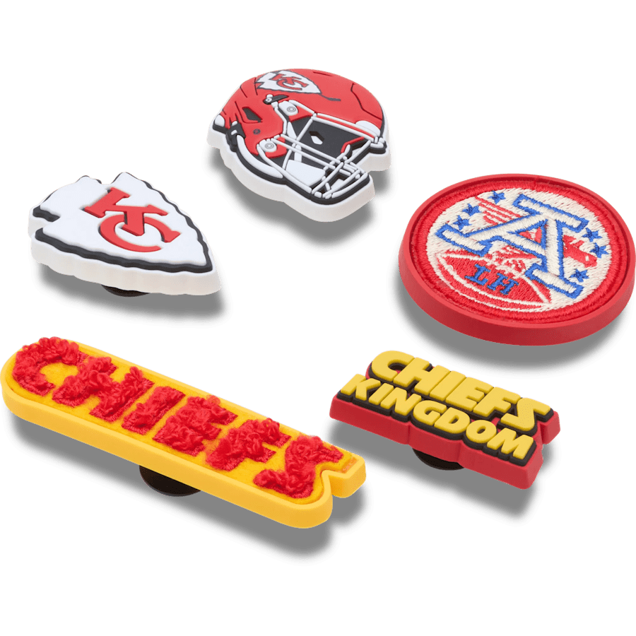 NFL Kansas City Chiefs 5 Pack Jibbitz Shoe Charm - Crocs on sale