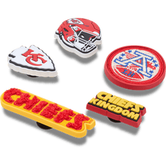 NFL Kansas City Chiefs 5 Pack Jibbitz Shoe Charm - Crocs on sale