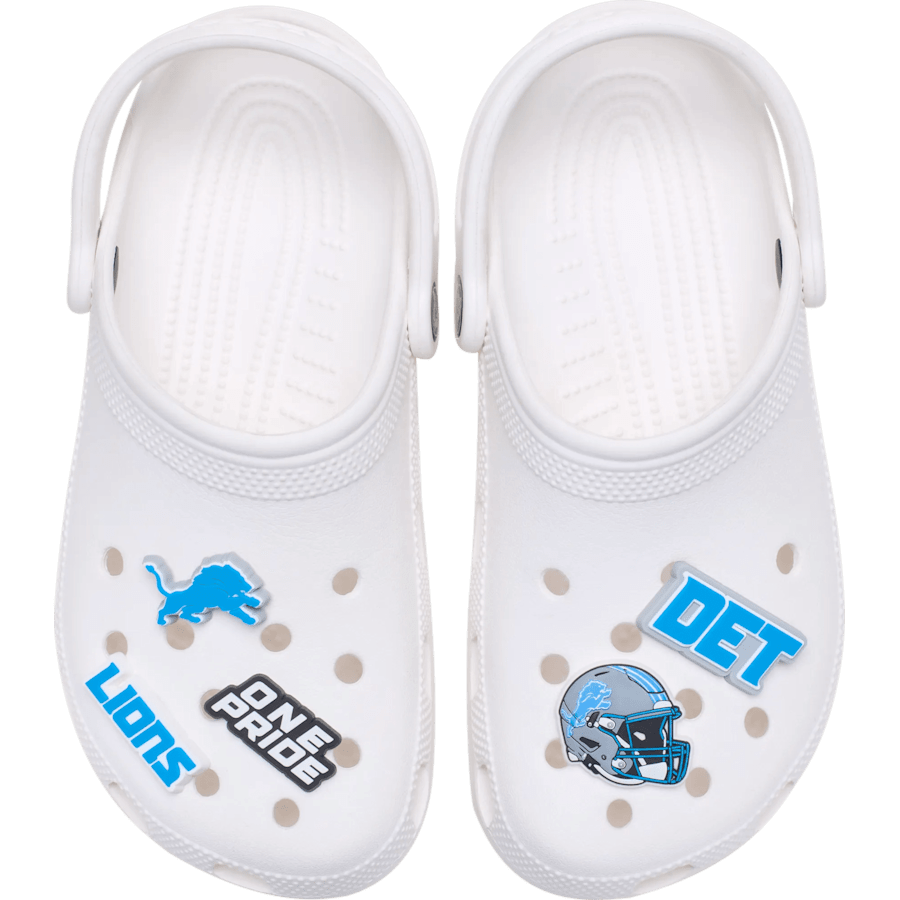 NFL Detroit Lions 5 Pack Jibbitz Shoe Charm - Crocs for sale