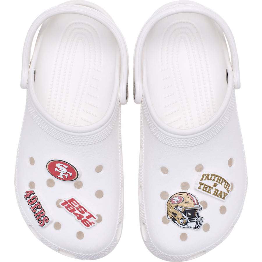 NFL San Francisco 49ers 5 Pack Jibbitz Shoe Charm - Crocs near me