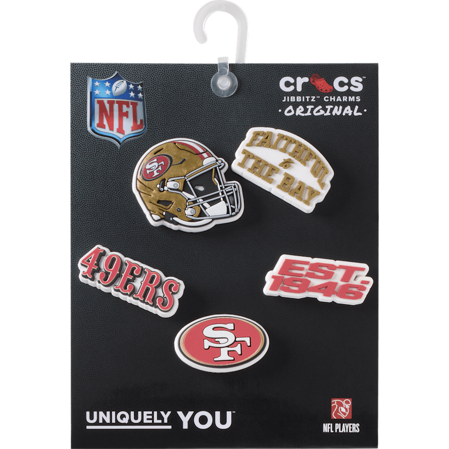 NFL San Francisco 49ers 5 Pack Jibbitz Shoe Charm - Crocs near me