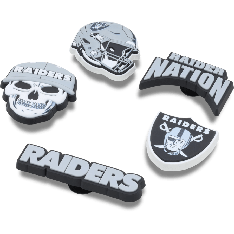 NFL Las Vegas Raiders 5 Pack Jibbitz Shoe Charm - Crocs near me