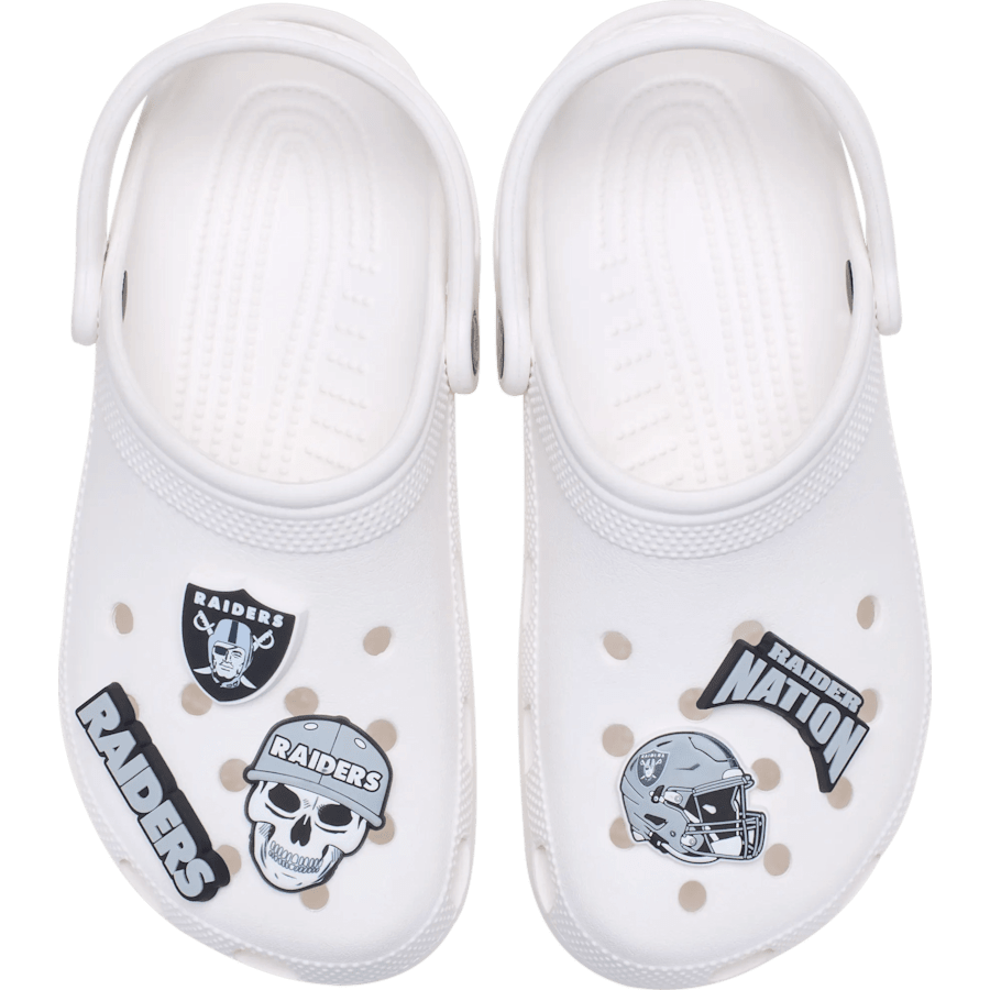 NFL Las Vegas Raiders 5 Pack Jibbitz Shoe Charm - Crocs near me