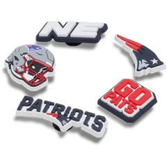 NFL New England Patriots 5 Pack Jibbitz Shoe Charm - Crocs on sale