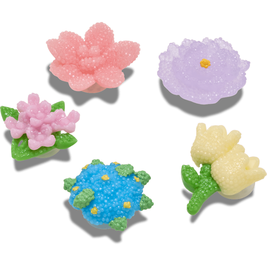Beaded Flowers 5 Pack Jibbitz™ charms - Crocs US