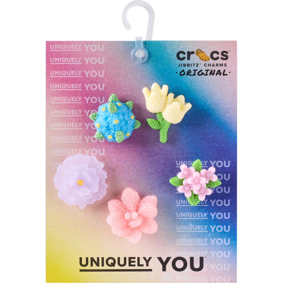 Beaded Flowers 5 Pack Jibbitz™ charms - Crocs US