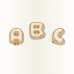 Gold Bubble Letter A-Z Jibbitz™ charms - Crocs discount