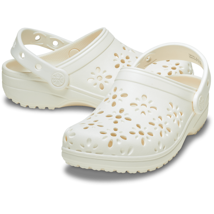 Classic Floral Cut-Out Clog - Crocs on sale