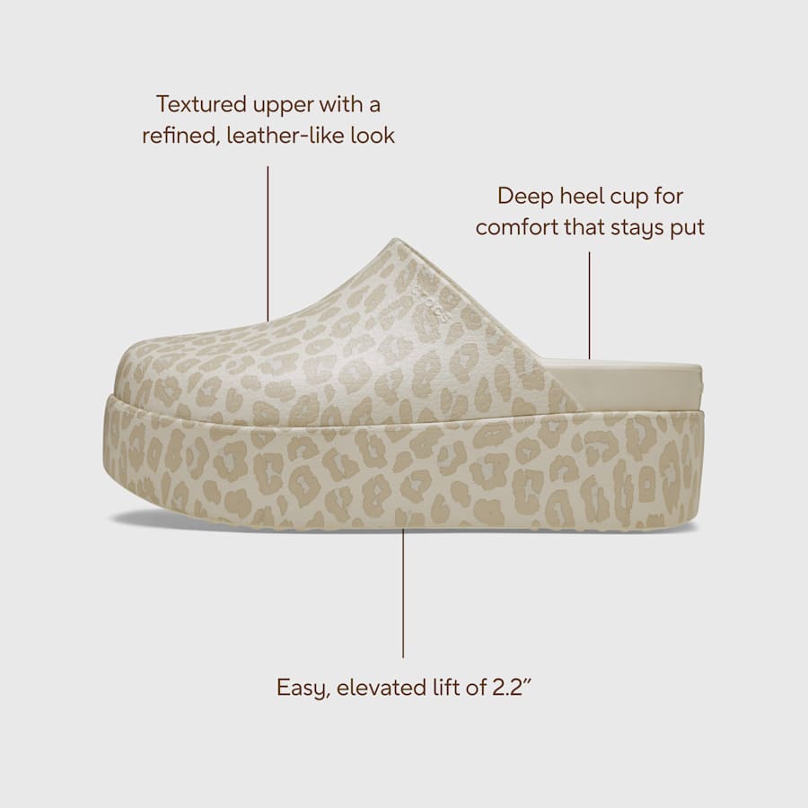Dylan Platform Animal Clog - Crocs outlet
