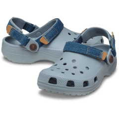 Kids' Classic Denim Adjustable Backstrap Clog - Crocs outlet